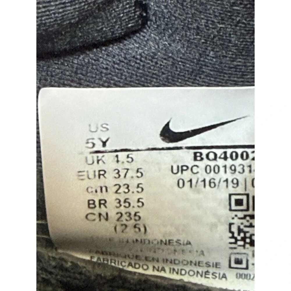Nike React Presto GS Size 5Y Black Green Nebula Shoes BQ4002-006